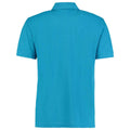 Turquoise - Side - Kustom Kit Mens Klassic Piqué Polo Shirt