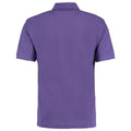 Purple - Back - Kustom Kit Mens Klassic Piqué Polo Shirt