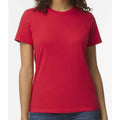 Red - Front - Gildan Womens-Ladies Soft Midweight T-Shirt