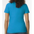 Sapphire Blue - Back - Gildan Womens-Ladies Soft Midweight T-Shirt