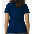 Navy - Back - Gildan Womens-Ladies Soft Midweight T-Shirt