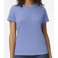 Violet - Front - Gildan Womens-Ladies Soft Midweight T-Shirt