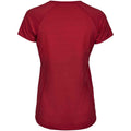 Red - Back - Tee Jays Womens-Ladies CoolDry Sporty T-Shirt