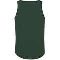 Bottle Green - Back - AWDis Cool Mens Vest Top