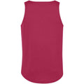 Hot Pink - Back - AWDis Cool Mens Vest Top