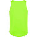 Electric Green - Back - AWDis Cool Mens Vest Top