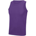 Purple - Front - AWDis Cool Mens Vest Top