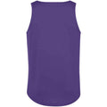 Purple - Back - AWDis Cool Mens Vest Top