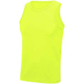 Electric Yellow - Front - AWDis Cool Mens Vest Top