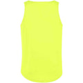 Electric Yellow - Back - AWDis Cool Mens Vest Top