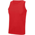 Fire Red - Front - AWDis Cool Mens Vest Top