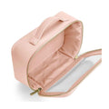 Soft Pink - Side - Bagbase Boutique Clear Toiletry Bag