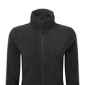 Black-Black - Front - Premier Womens-Ladies Artisan Contrast Trim Fleece Jacket