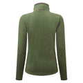 Moss Green-Brown - Back - Premier Womens-Ladies Artisan Contrast Trim Fleece Jacket