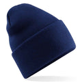 Oxford Navy - Front - Beechfield Unisex Adult Original Recycled Deep Cuffed Beanie