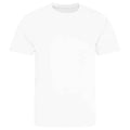 Arctic White - Front - AWDis Cool Unisex Adult Smooth T-Shirt