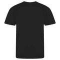 Jet Black - Back - AWDis Cool Unisex Adult Smooth T-Shirt