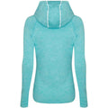 Ocean Blue Melange - Back - AWDis Cool Womens-Ladies Cowl Neck Top