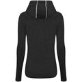 Black Slate Melange - Back - AWDis Cool Womens-Ladies Cowl Neck Top