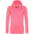 Electric Pink Melange - Front - AWDis Cool Womens-Ladies Cowl Neck Top