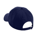 Oxford Navy - Back - Beechfield Unisex Adult Organic Cotton 5 Panel Baseball Cap