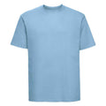 Sky Blue - Front - Russell Mens Ringspun Cotton Classic T-Shirt