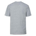 Light Oxford - Back - Russell Mens Ringspun Cotton Classic T-Shirt