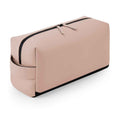 Nude Pink - Front - Bagbase Matte PU Accessory Bag