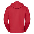 Classic Red - Back - Russell Mens Authentic Hooded Sweatshirt