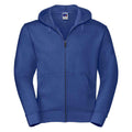 Bright Royal Blue - Front - Russell Mens Authentic Hooded Sweatshirt