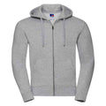 Light Oxford - Front - Russell Mens Authentic Hooded Sweatshirt