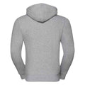 Light Oxford - Back - Russell Mens Authentic Hooded Sweatshirt