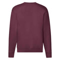 Burgundy - Back - Fruit of the Loom Mens Premium Drop Shoulder Sweatshirt