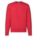 Red - Front - Fruit of the Loom Mens Premium Drop Shoulder Sweatshirt