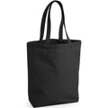 Black - Front - Westford Mill Fairtrade Shopper Bag