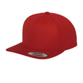 Red - Front - Flexfit Mens Classic Snapback Cap