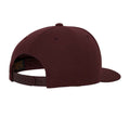 Maroon - Back - Flexfit Mens Classic Snapback Cap