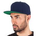 Navy - Front - Flexfit Mens Classic Snapback Cap