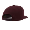 Maroon-Maroon - Back - Flexfit Mens Classic Snapback Cap