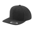 Dark Grey-Dark Grey - Front - Flexfit Mens Classic Snapback Cap