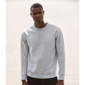 Heather Grey - Side - Fruit of the Loom Unisex Adult Premium Drop Shoulder Sweatshirt