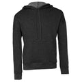 Dark Grey Heather - Front - Bella + Canvas Unisex Adult Sponge Fleece Hoodie