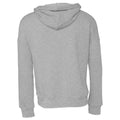 Athletic Heather Grey - Back - Bella + Canvas Unisex Adult Sponge Fleece Hoodie