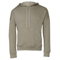 Heather Stone - Front - Bella + Canvas Unisex Adult Sponge Fleece Hoodie