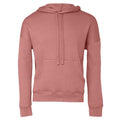 Mauve - Front - Bella + Canvas Unisex Adult Sponge Fleece Hoodie