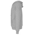 Athletic Heather Grey - Side - Bella + Canvas Unisex Adult Sponge Fleece Hoodie