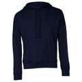 Navy - Front - Bella + Canvas Unisex Adult Sponge Fleece Hoodie