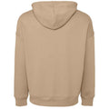 Tan - Back - Bella + Canvas Unisex Adult Sponge Fleece Hoodie