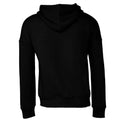 Black - Back - Bella + Canvas Unisex Adult Sponge Fleece Hoodie