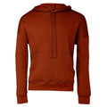 Brick - Front - Bella + Canvas Unisex Adult Sponge Fleece Hoodie